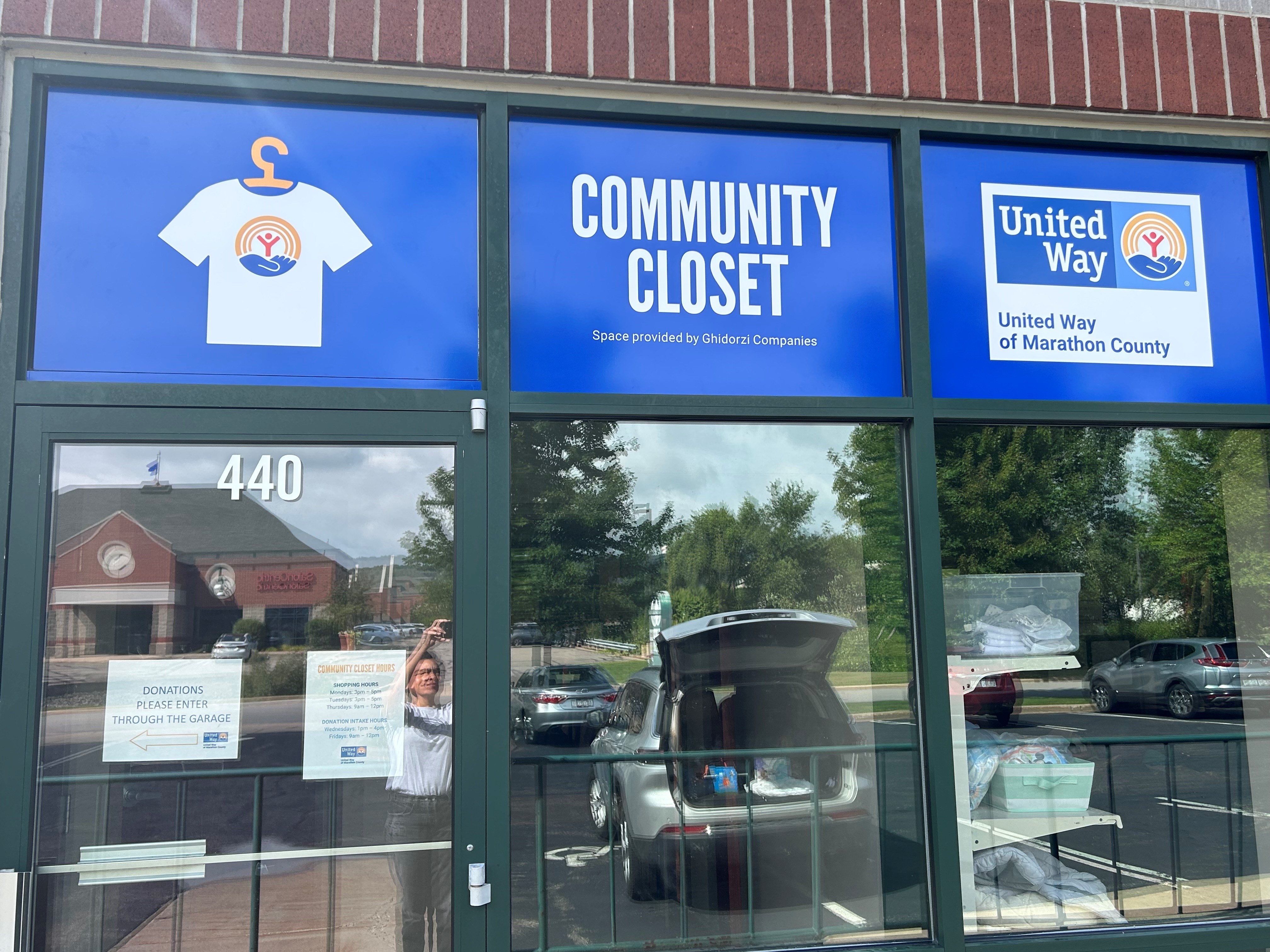 Front of Community Closet 