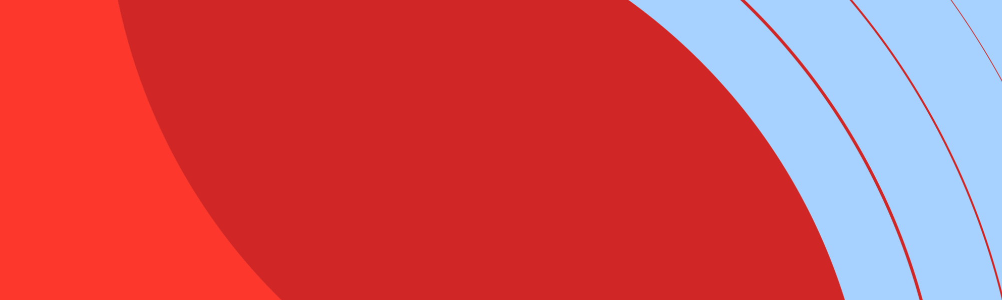 Red, blue arches