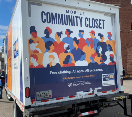 Back of the mobile truck 